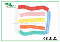 Medical 25gsm Nonwoven Disposable Mob Caps With Double Elastic