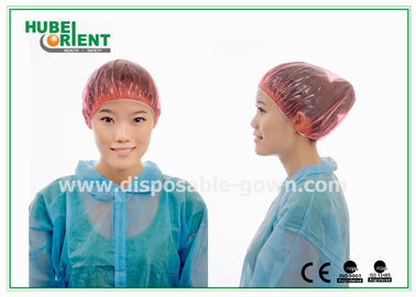 Single Elastic Breathable Round Non Woven Bouffant Cap