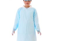Long Sleeves Disposable CPE Isolation Gown For Hospital
