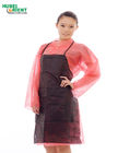 Disposable PP aprons waterproof medical / kitchen apron PP aprons With Thin Ties