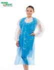 Disposable PE Apron Medical Disposable Polythene Aprons Blue Aprons With Smooth Surface