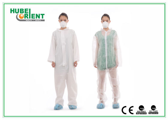 Disposable Protective Coveralls SMS Microporous Suit For Hospital