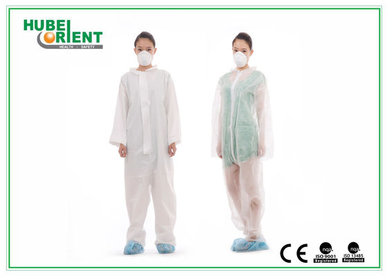 Disposable Protective Coveralls SMS Microporous Suit For Hospital