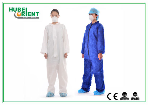 Disposable Protective Coveralls SMS Microporous Suit For Hospital