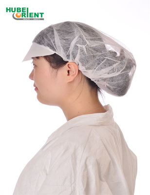 OEM Polypropylene Disposable Peaked Cap For Food Processing