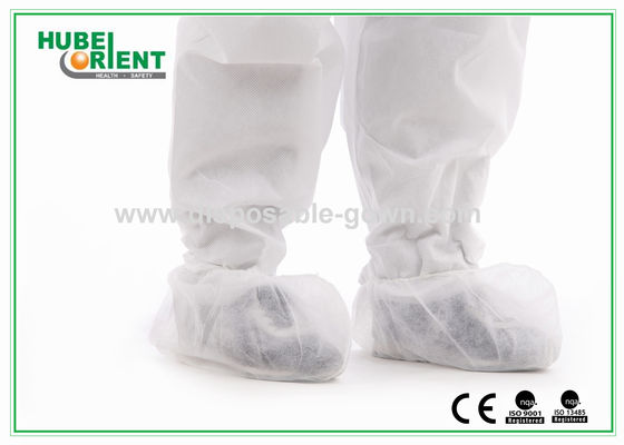 PP Disposable Shoe Booties / Medical use Shoe Covers With Elastic for clean envionment