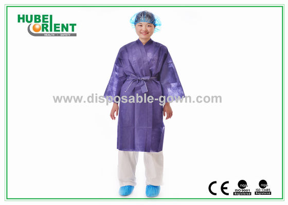Female Beauty Coat Disposable Kimono Robe Dark Blue 100 x 140 cm