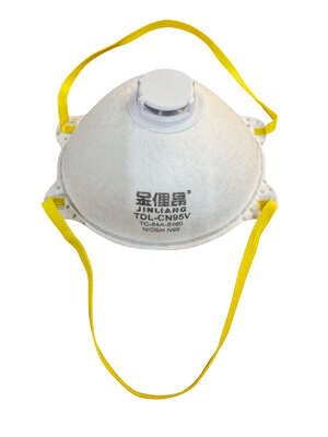 Certified With NIOSH N95 Standard Cup-Style Respirator Mask With Exhalation Valve