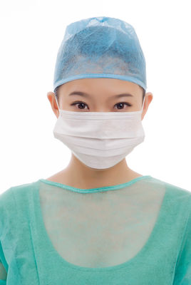 Comfortable Nose Clip Latex Free Elastic Earloop Non Woven Face Mask